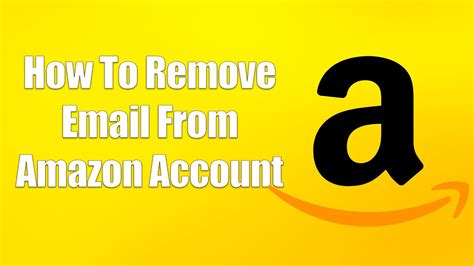 At the moment I have everything working great with the exception of the "older than 7 days" part. . How to remove email from amazon account